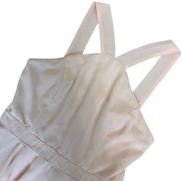 Lulus Forevermore Halter Fit and‎ Flare Dress Blush Pink Mini Dress Sz Med - Picture 6 of 16
